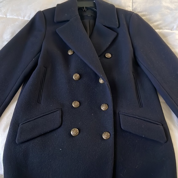 Intermix Navy Peacoat with Gold Buttons - Picture 2 of 13